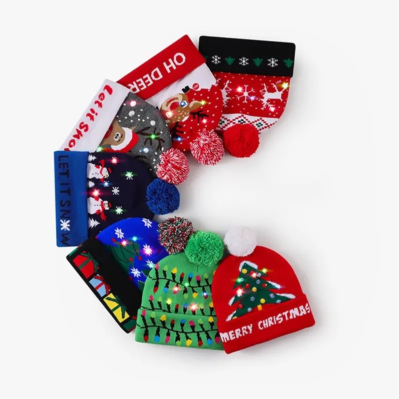 Christmas LED Beanie Hat 4