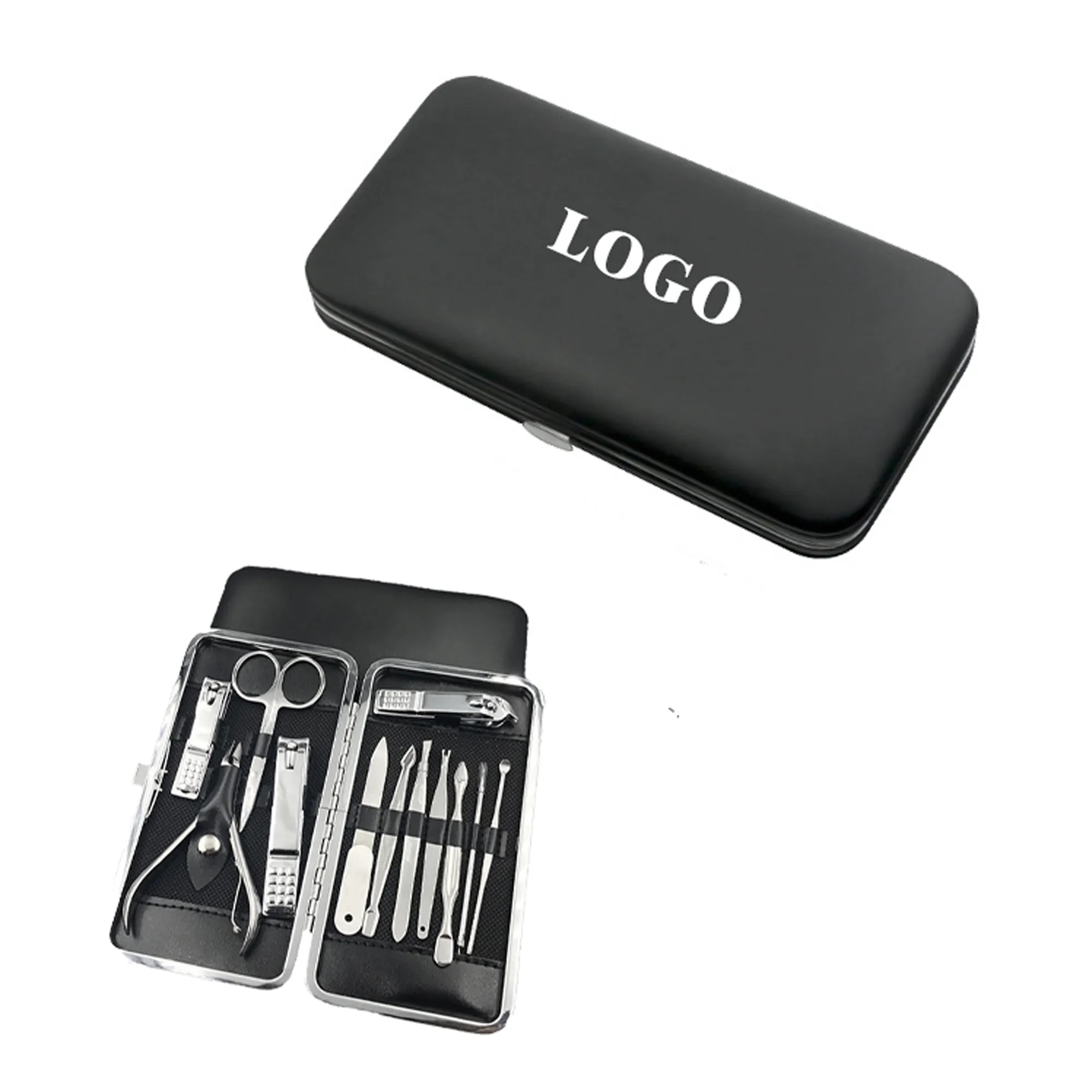 12-Piece Stainless Steel Manicure Kit MOQ 50Set