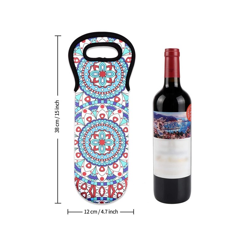 Neoprene Wine Tote Carrier Bag 2