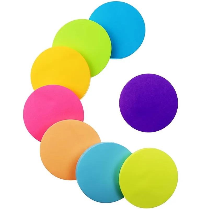 Circle Shaped Sticky Note Pads 9