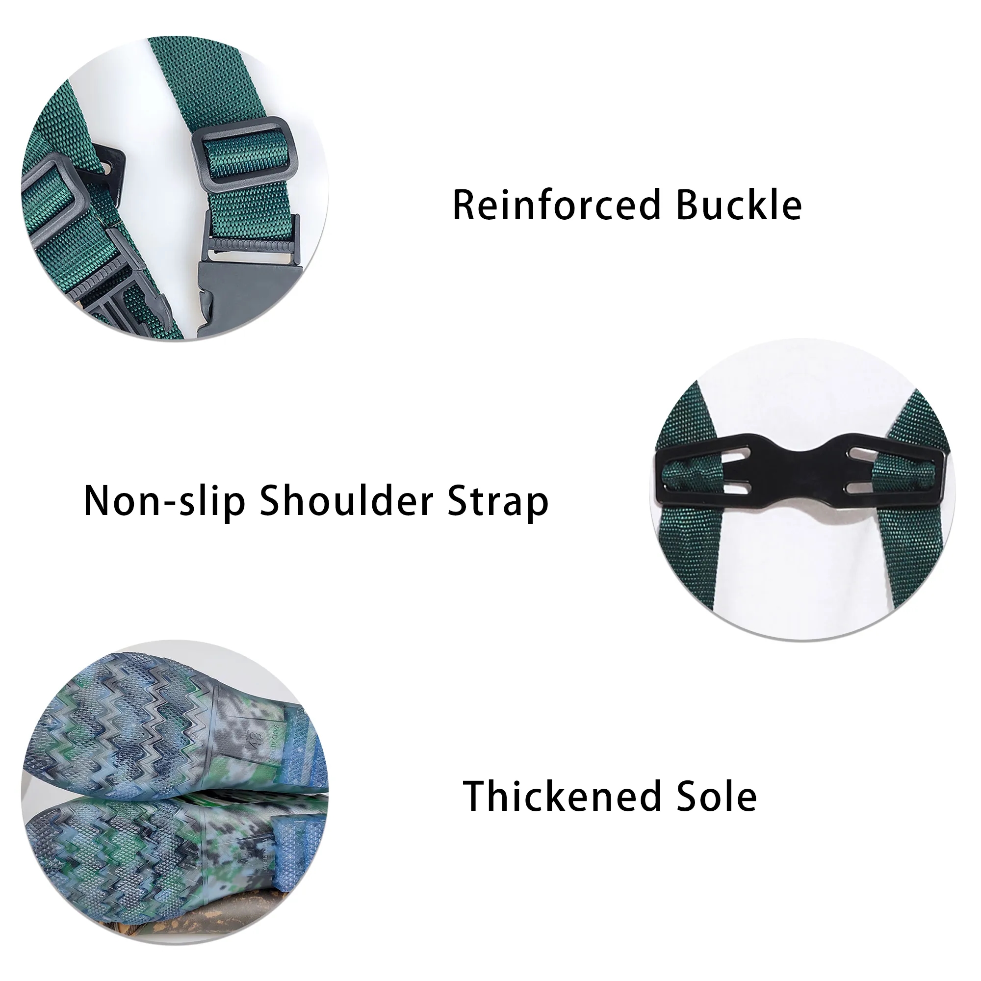 Half-Body One-Piece Waders For Fishing And Catching 2