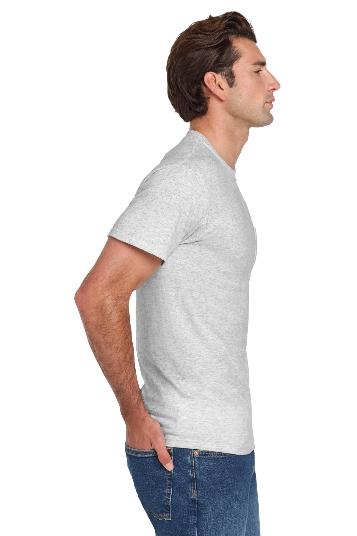 Jerzees - Dri-Power 50/50 Cotton/Poly Pocket T-Shirt. 29MP 122
