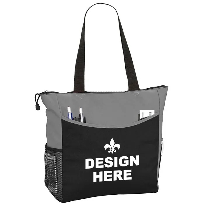 Zippered Brief 600D Polyester Tote Bag 6