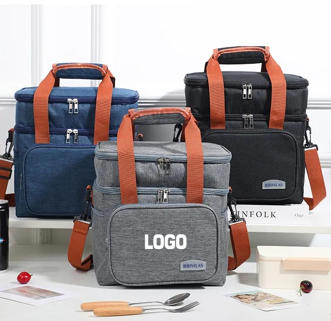 Insulated Picnic Cooler Tote with Shoulder Strap 8