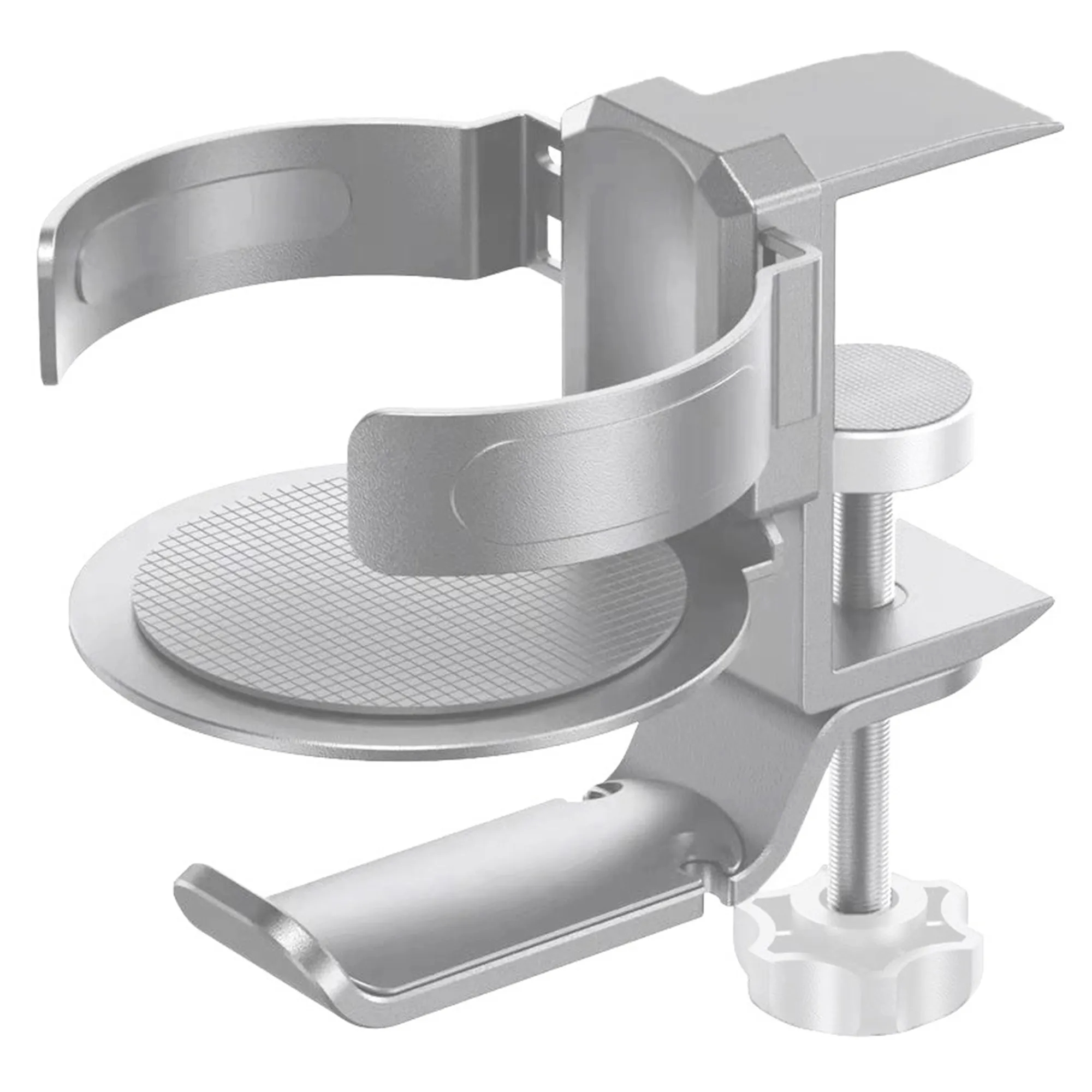 2-in-1 Cup & Headphone Holder - Desk Mount Organizer 4