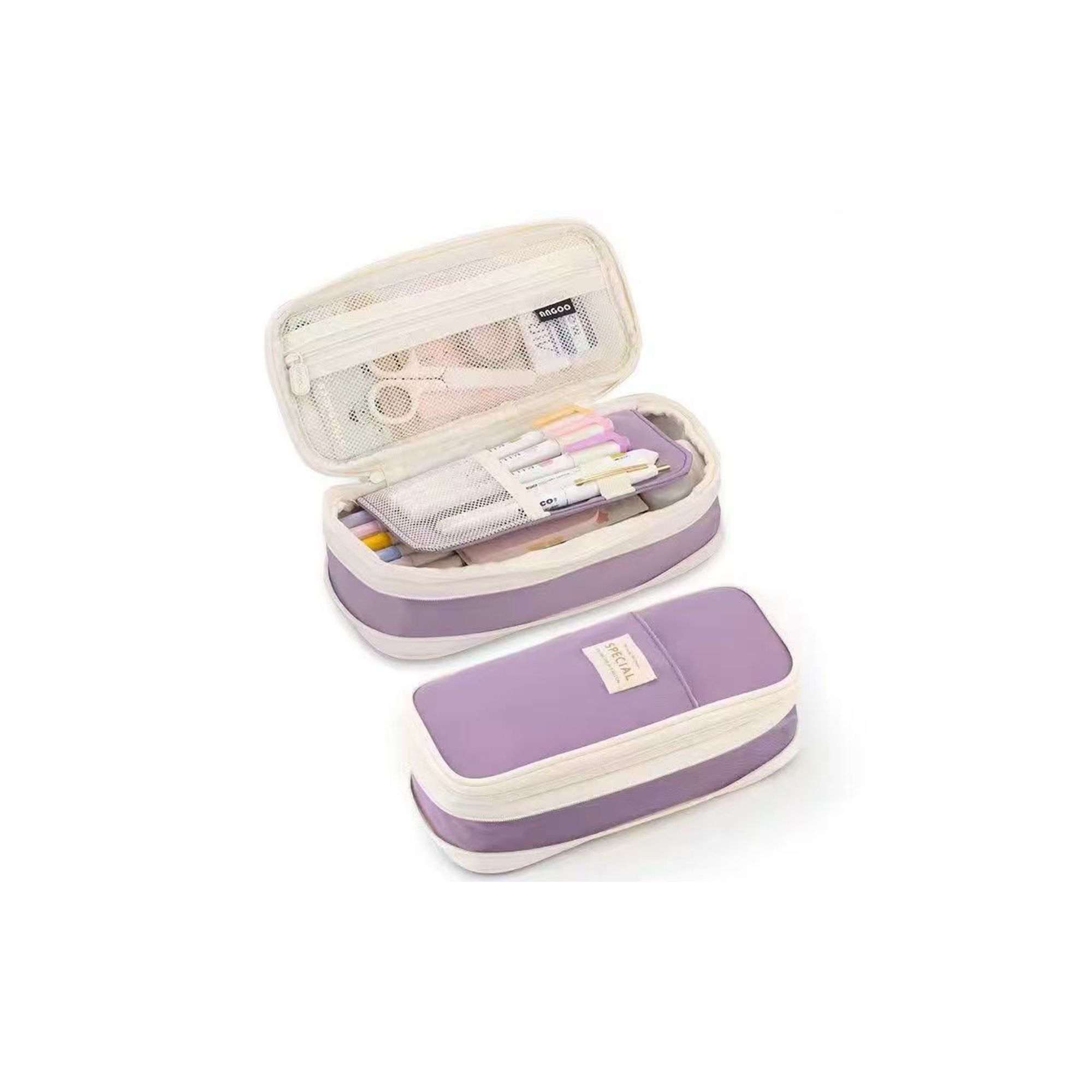 Two Layer Telescopic Stationery Pouch 8