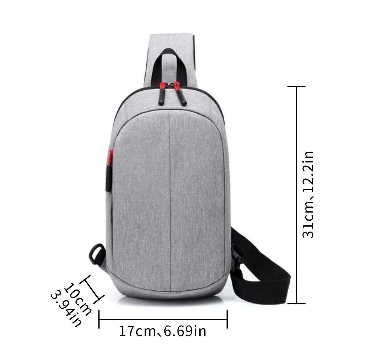 Waterproof Adjustable Crossbody Travel Sling Bag 6
