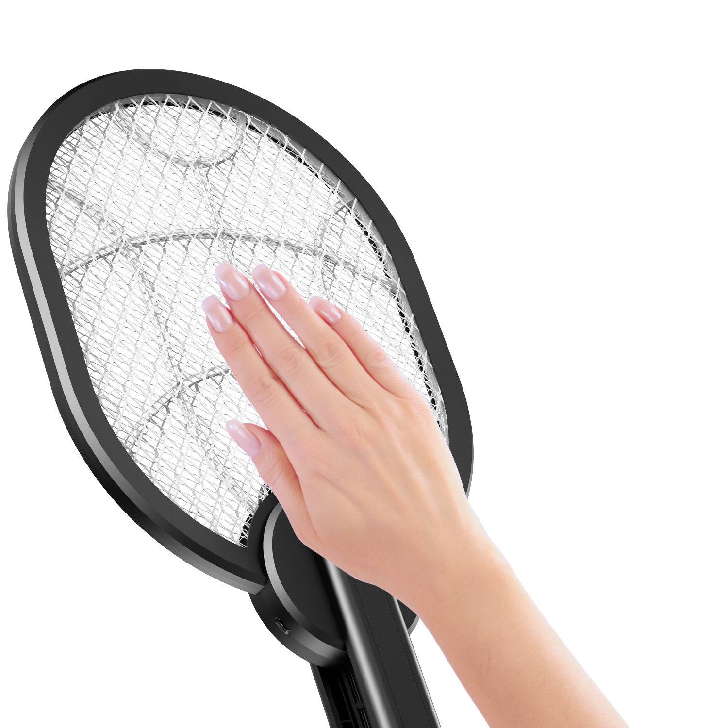 2-in-1 Electric Mosquito Swatting Retractable Portable 8