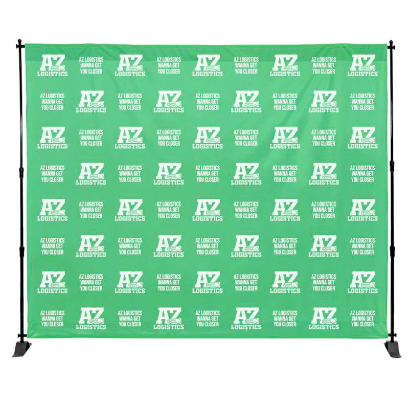 8ft X 10ft Step & Repeat Fabric Banner 8