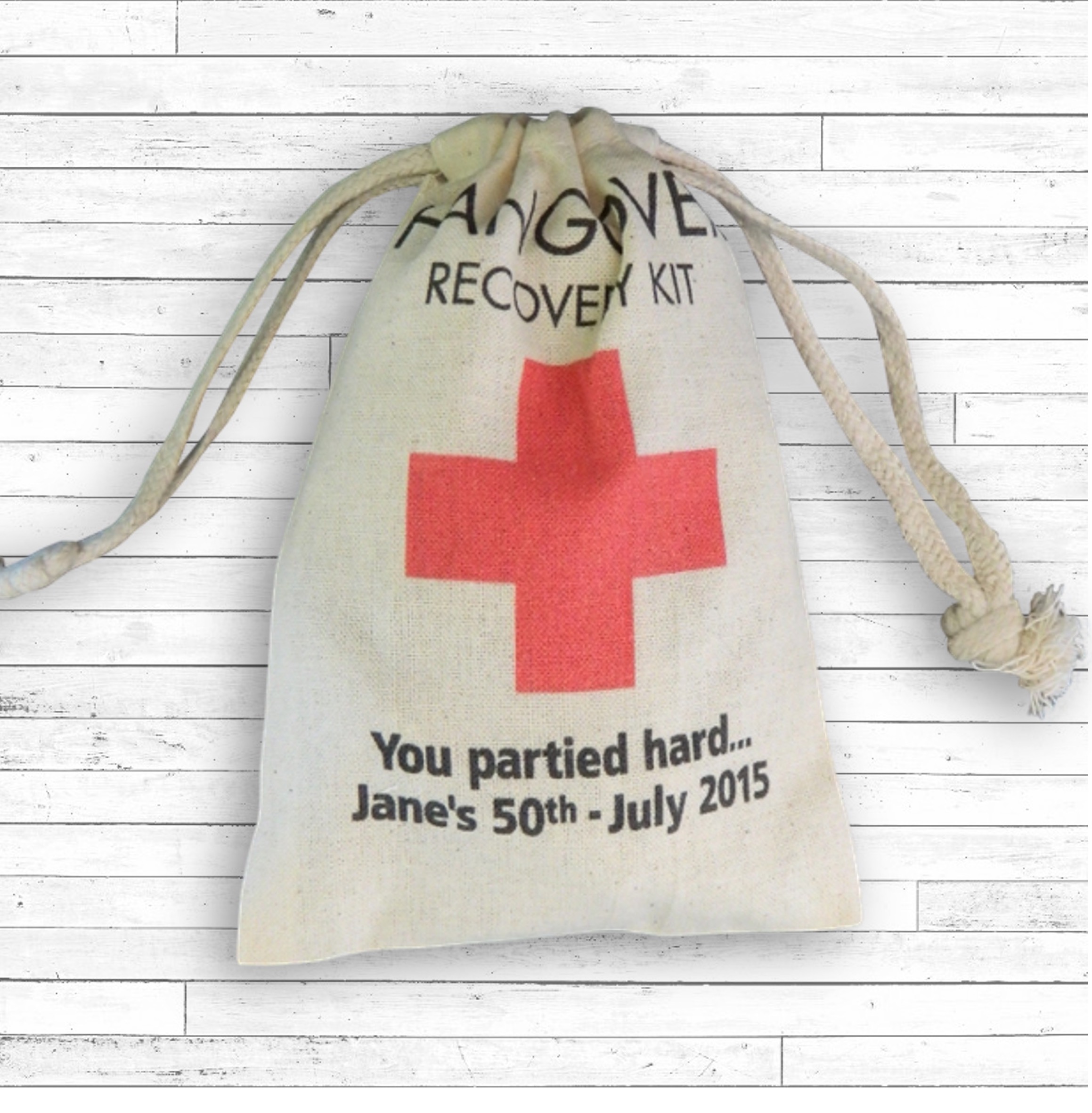 3"x 4" Custom Printed Cotton Pouch with Drawstring 2
