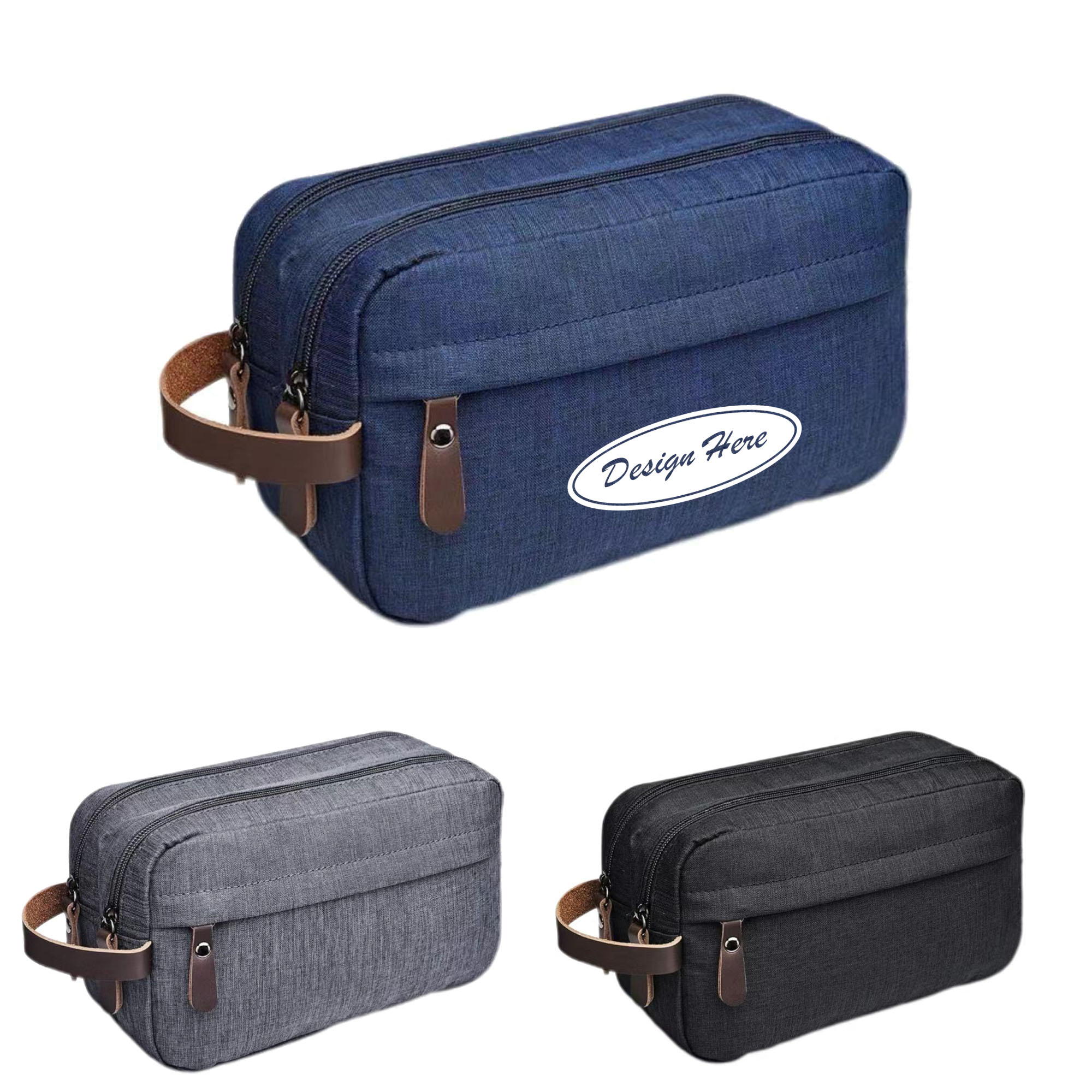 Large Waterproof Travel Makeup Bag Featuring Handy Handle 4