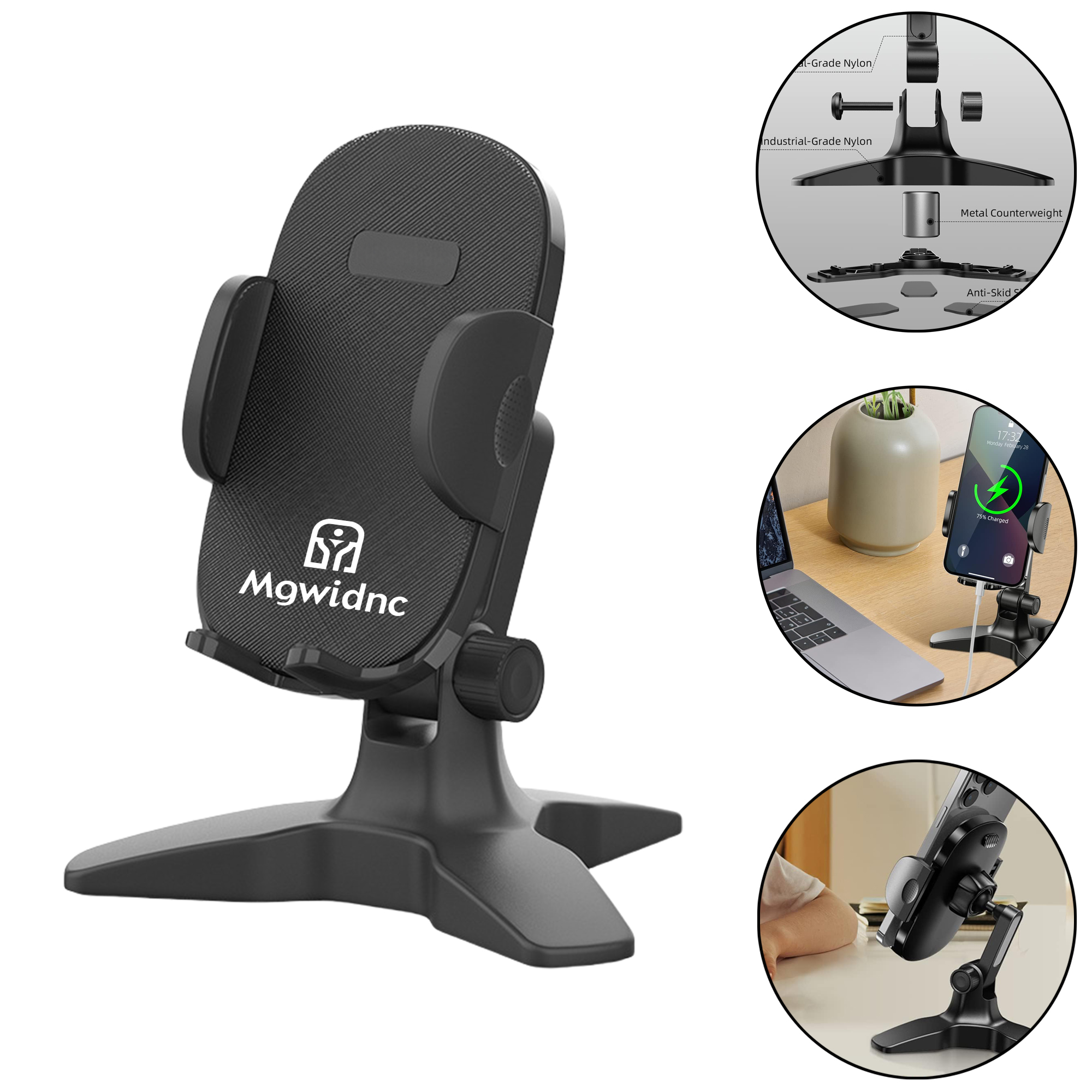 Portable Triangle Phone Stand for Live Streaming