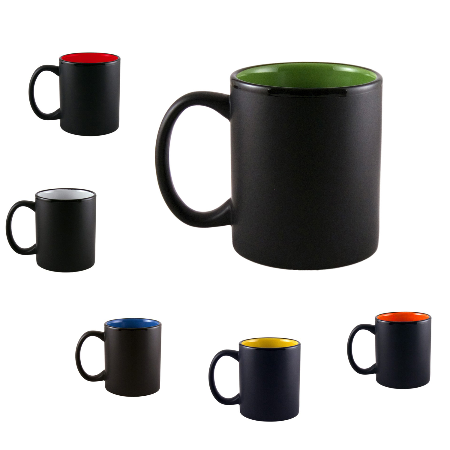 11oz. Two-Tone Matte Ceramic Mug 1