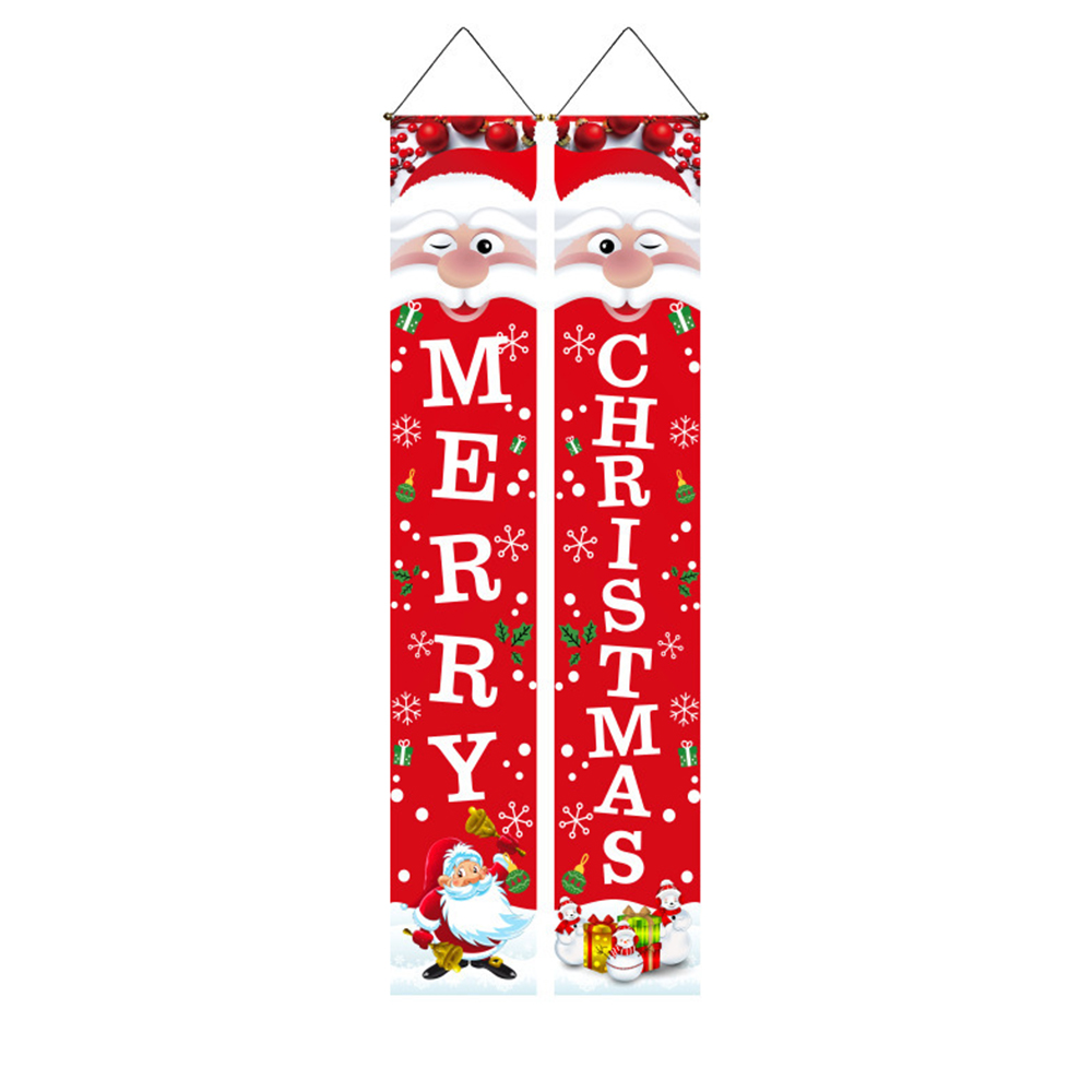 100 D Christmas Couplets Hanging Flags 3