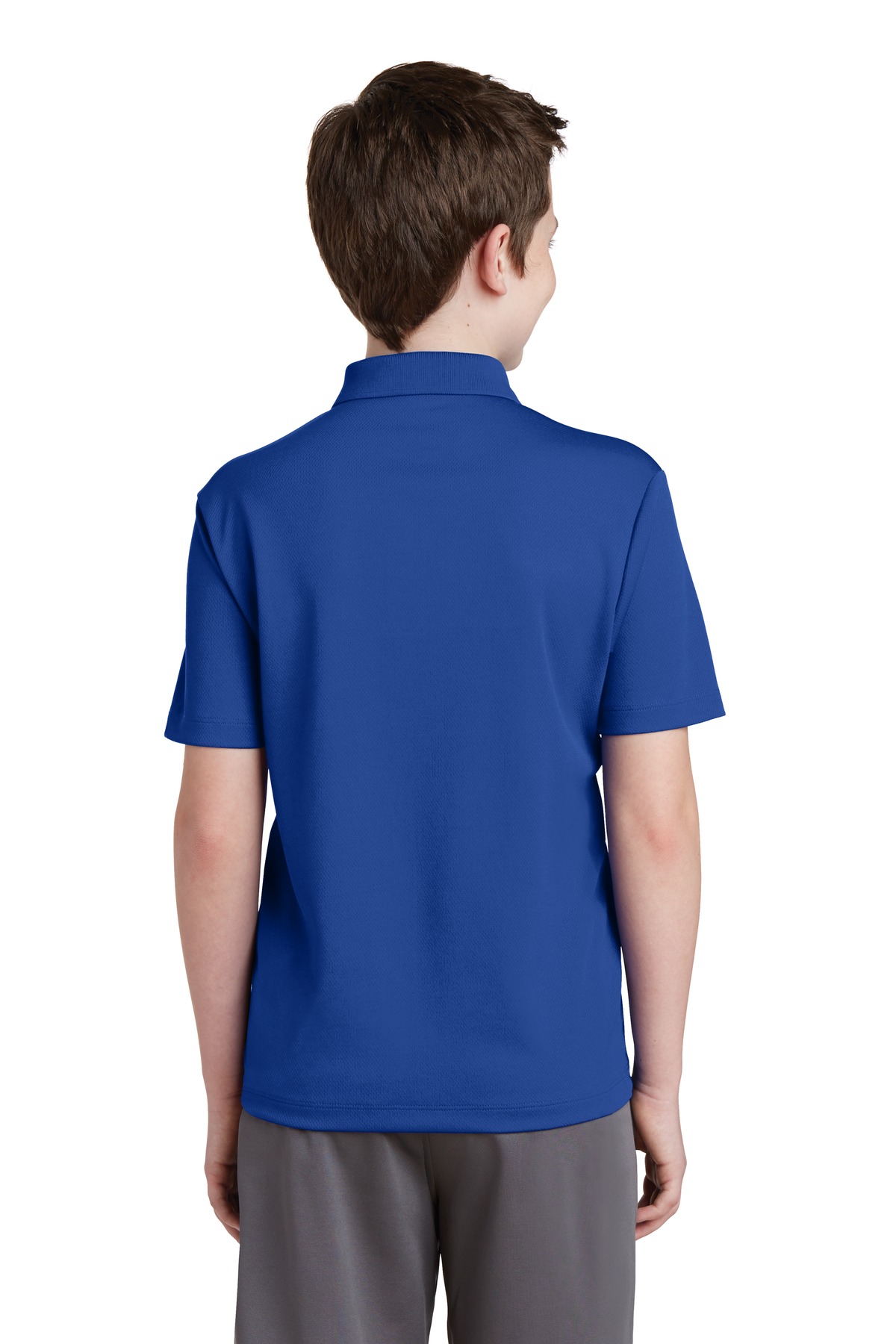 Sport-Tek® Youth PosiCharge RacerMesh Polo 19