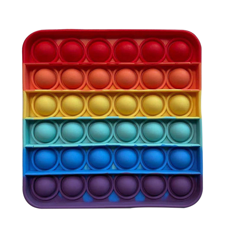 Square Camouflage Push Pop Bubble Fidget Sensory Toy 4