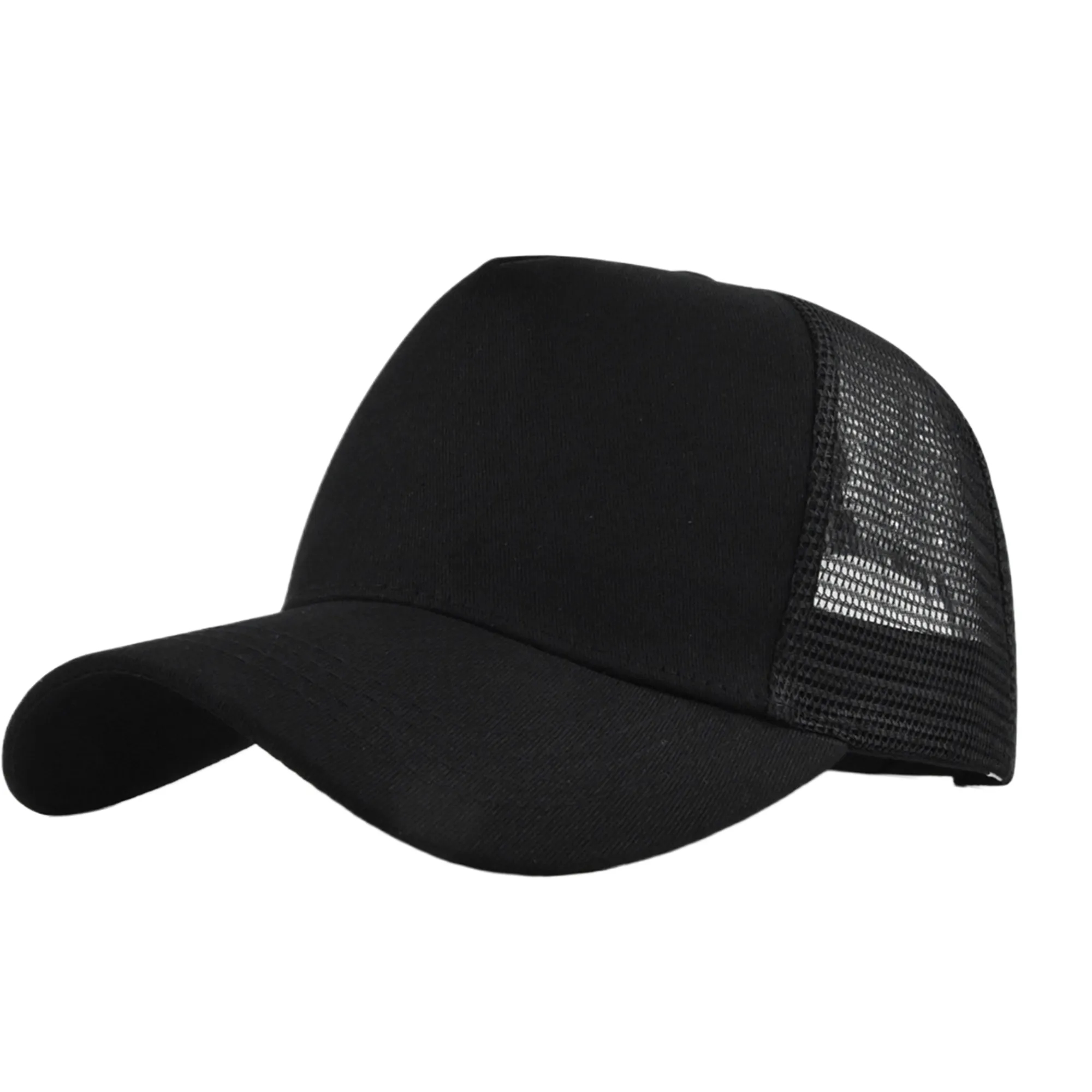 MOQ50 5 Panel Structured Mesh Baseball Cap 4