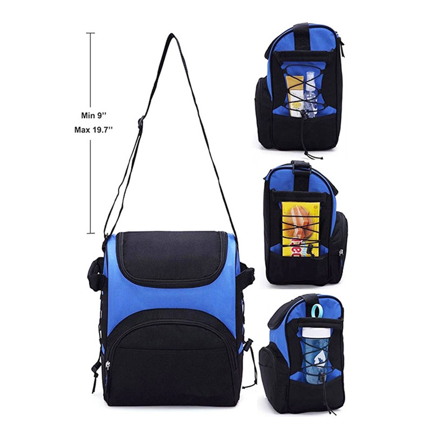Multi Compartment Portable Thermal Cooler Insulated Bag 3