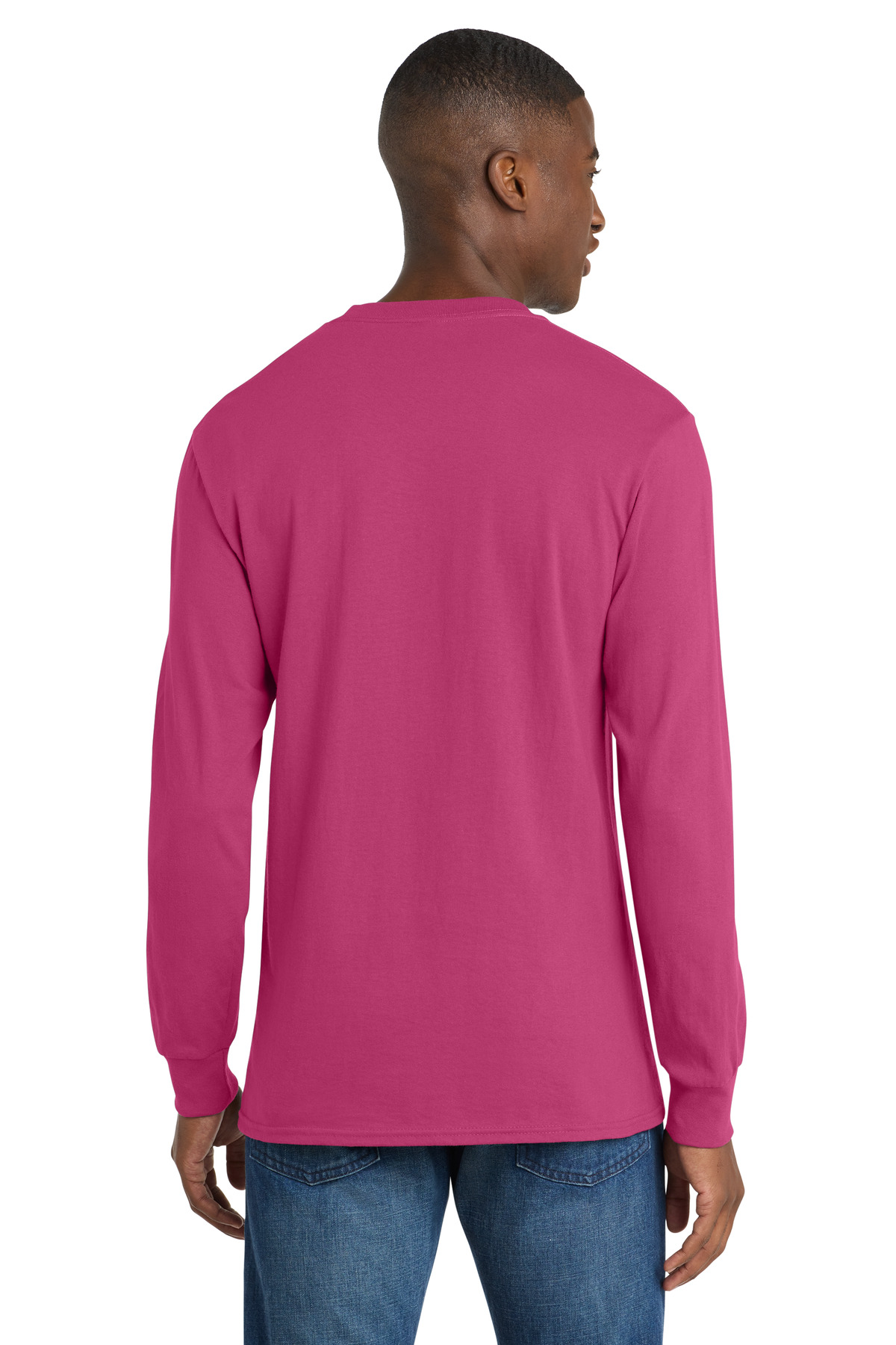 Port & Co Long Sleeve Core Cotton Tee. PC54LS 204