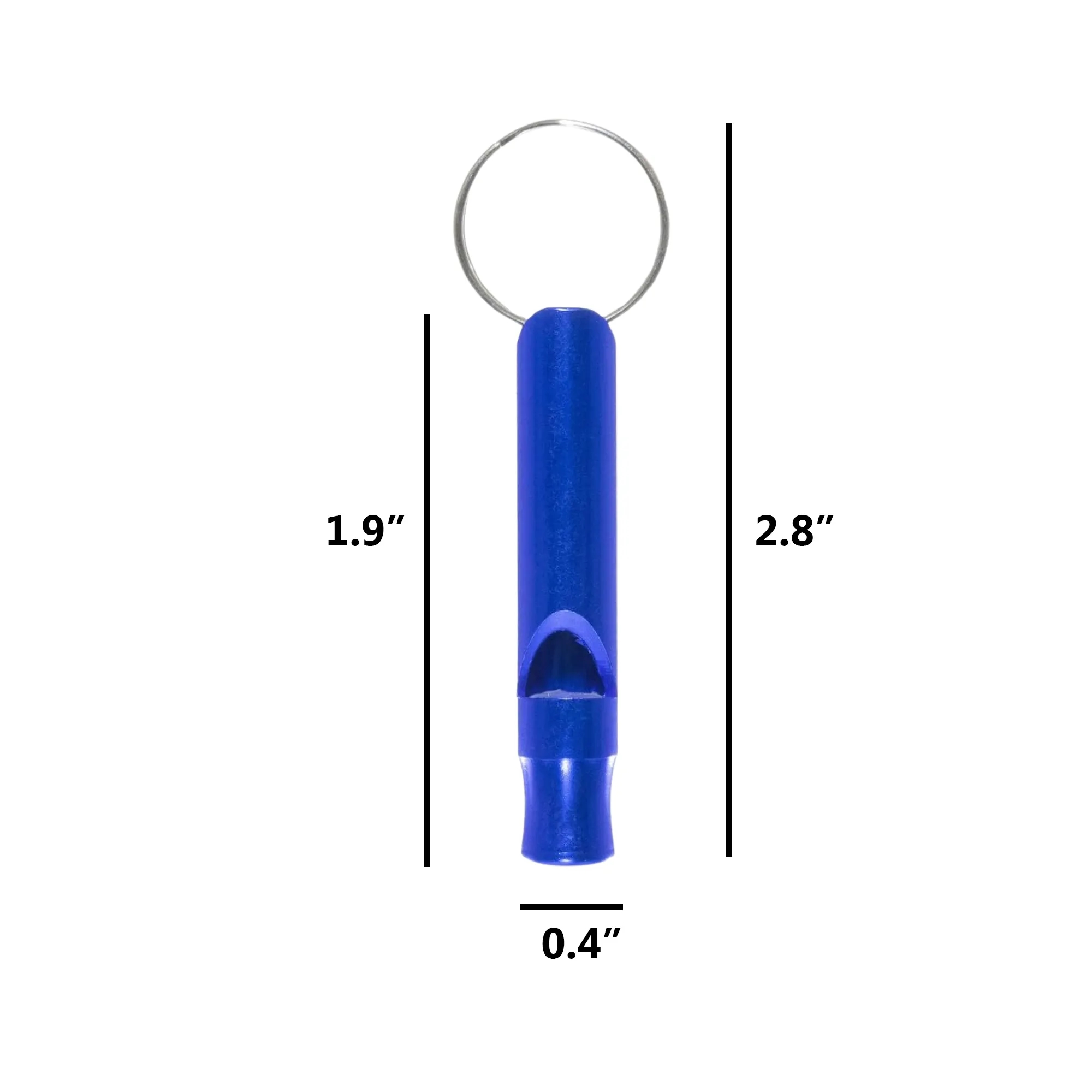 Ultra Lightweight Portable Aluminum Whistle 8