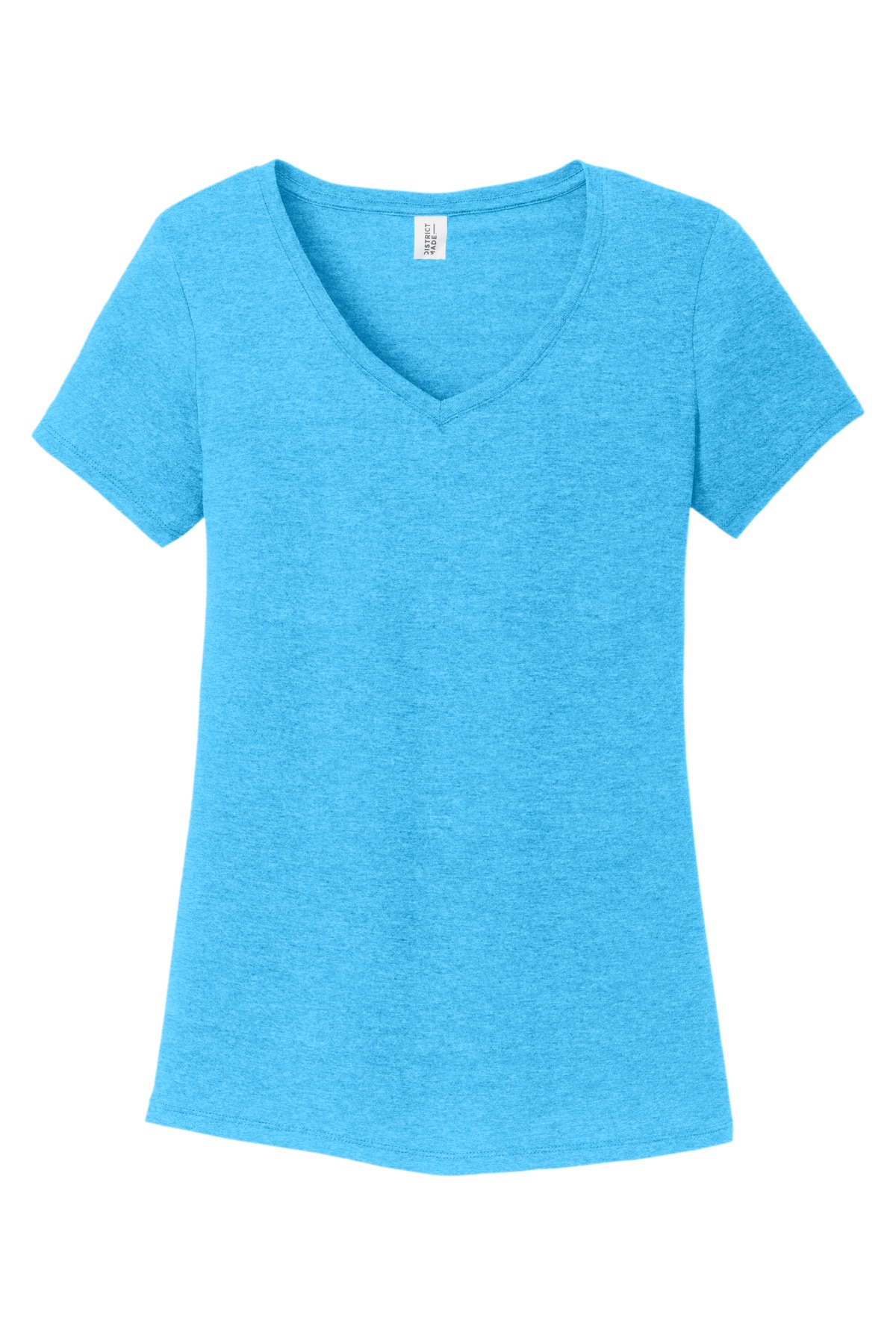 District Women's Perfect Tri V-Neck Tee. DM1350L 146