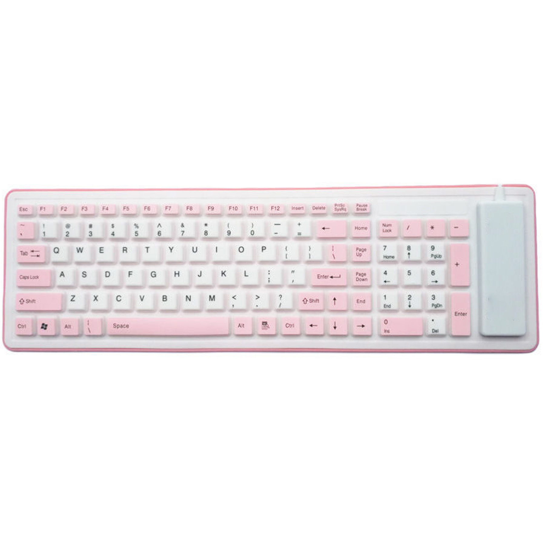Foldable Waterproof And Dustproof Silicone Keyboard 2