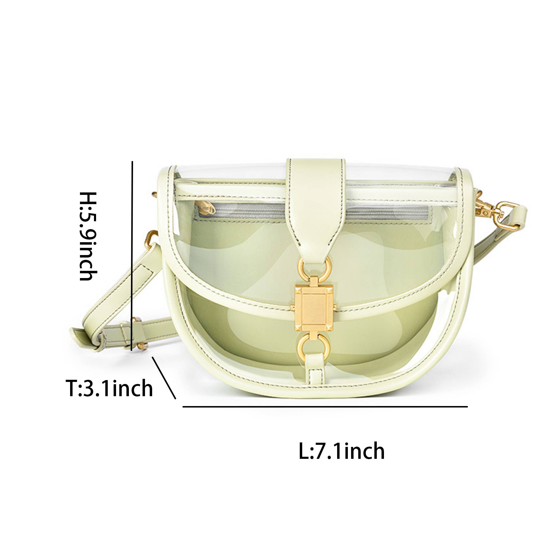 Clear Jelly Clutch Bag for Women and Girls 6