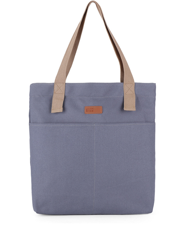 Canvas messenger tote bag 5