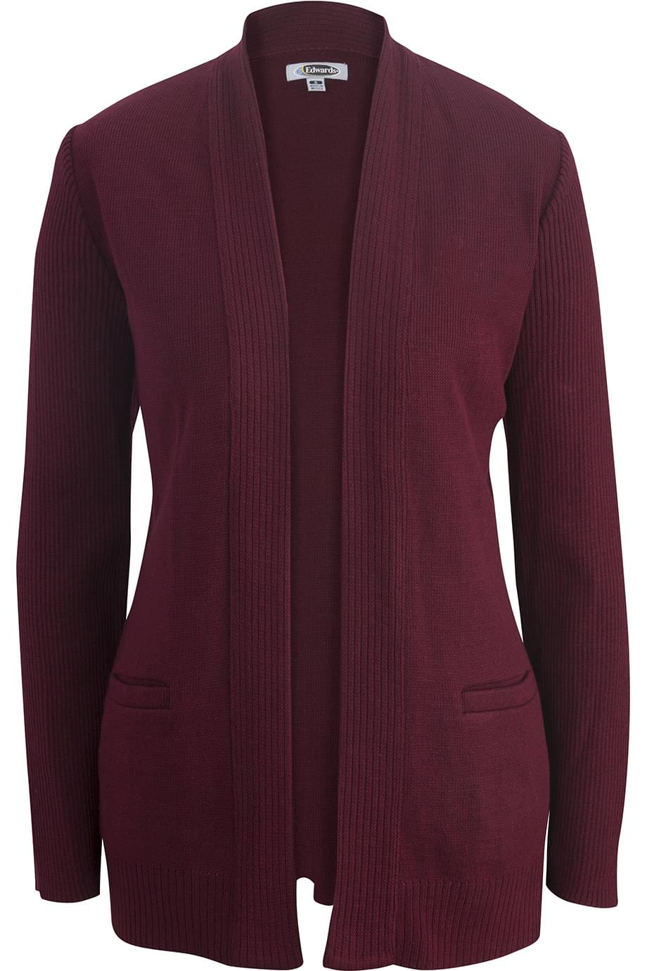 Ladies Open Cardigan Acrylic Sweater 2
