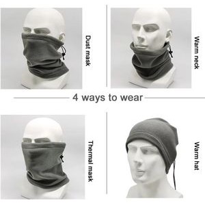 Winter Unisex Sports Thermal Fleece Scarf Snood Neck Warmer Face Mask 4