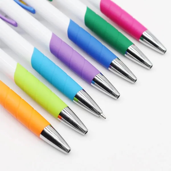 Custom Soft Rubber Grip Ballpoint Pen 5