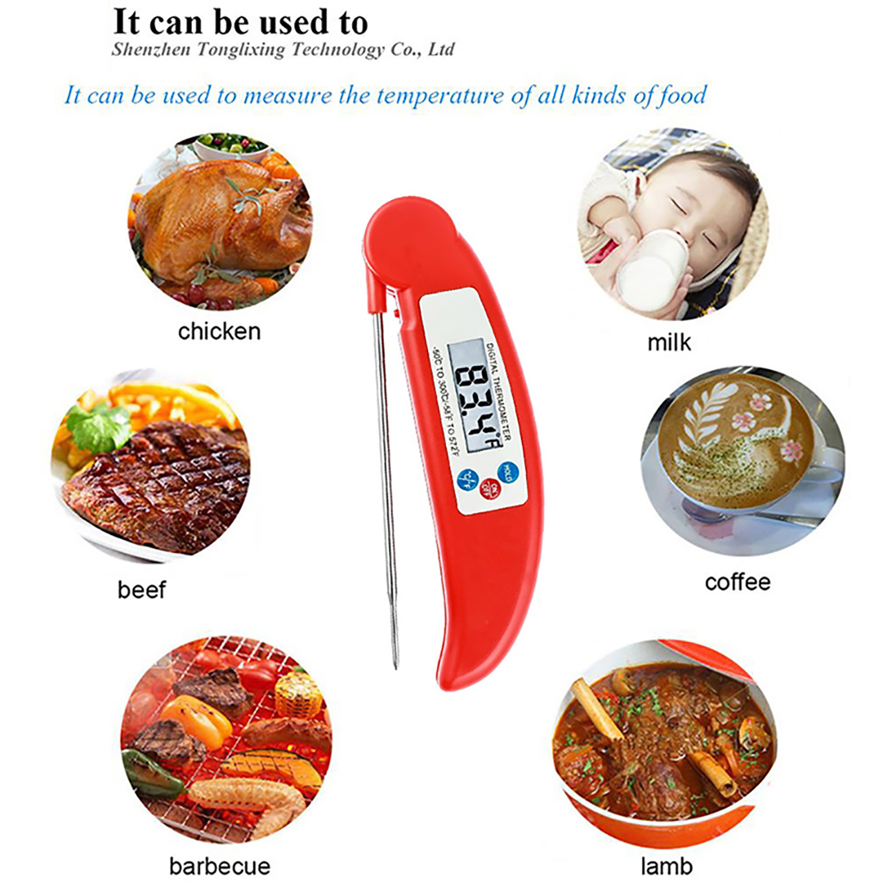 Folding Digital Food Thermometer 6