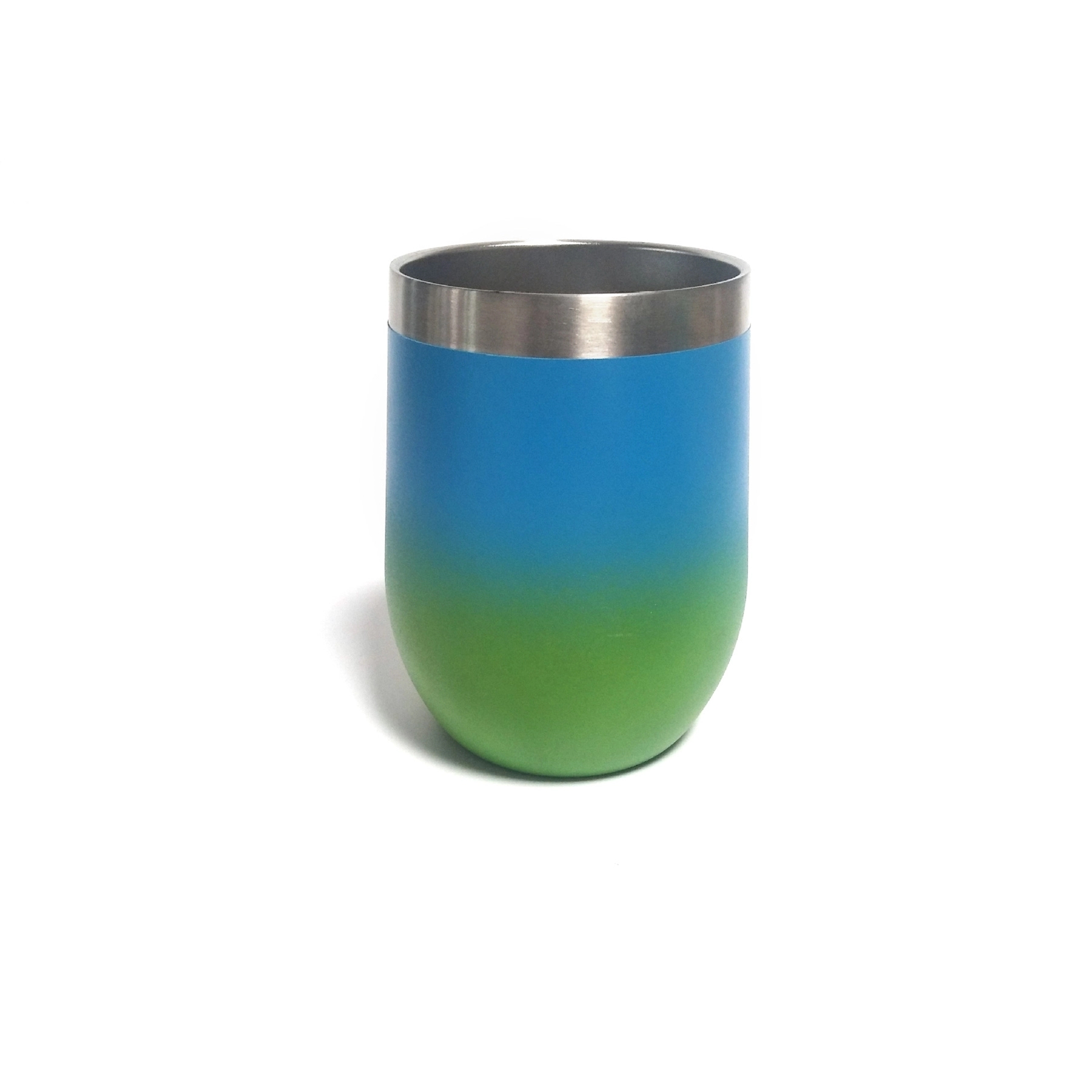 12oz Gradient Color Wine Tumbler with Lid 4