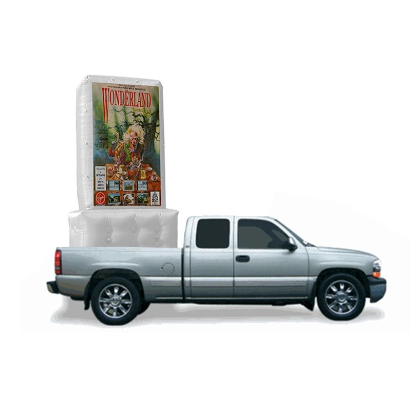 Curbie™ Inflatable Truck Bed Billboard Signs 4