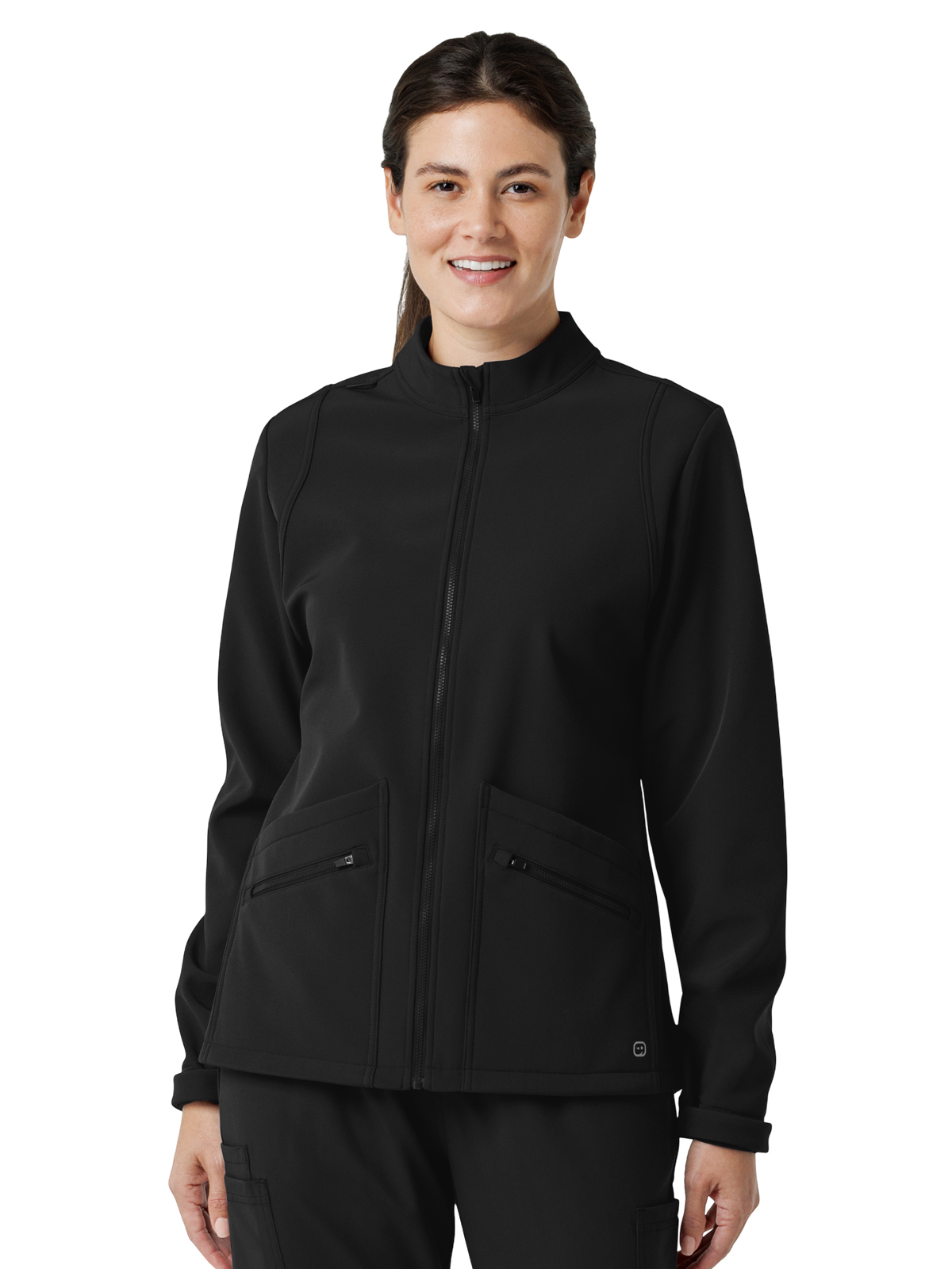 Wink- Layers - Women's Four-Pocket Soft Shell Scrub Jacket