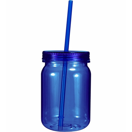 24 oz. Plastic Mason Jar 2