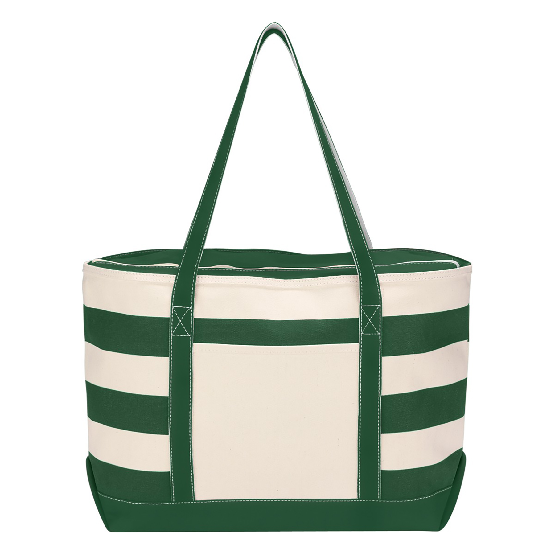 Premium Striped Boat Canvas Tote Bag, custom tote bag with logo imprint 8