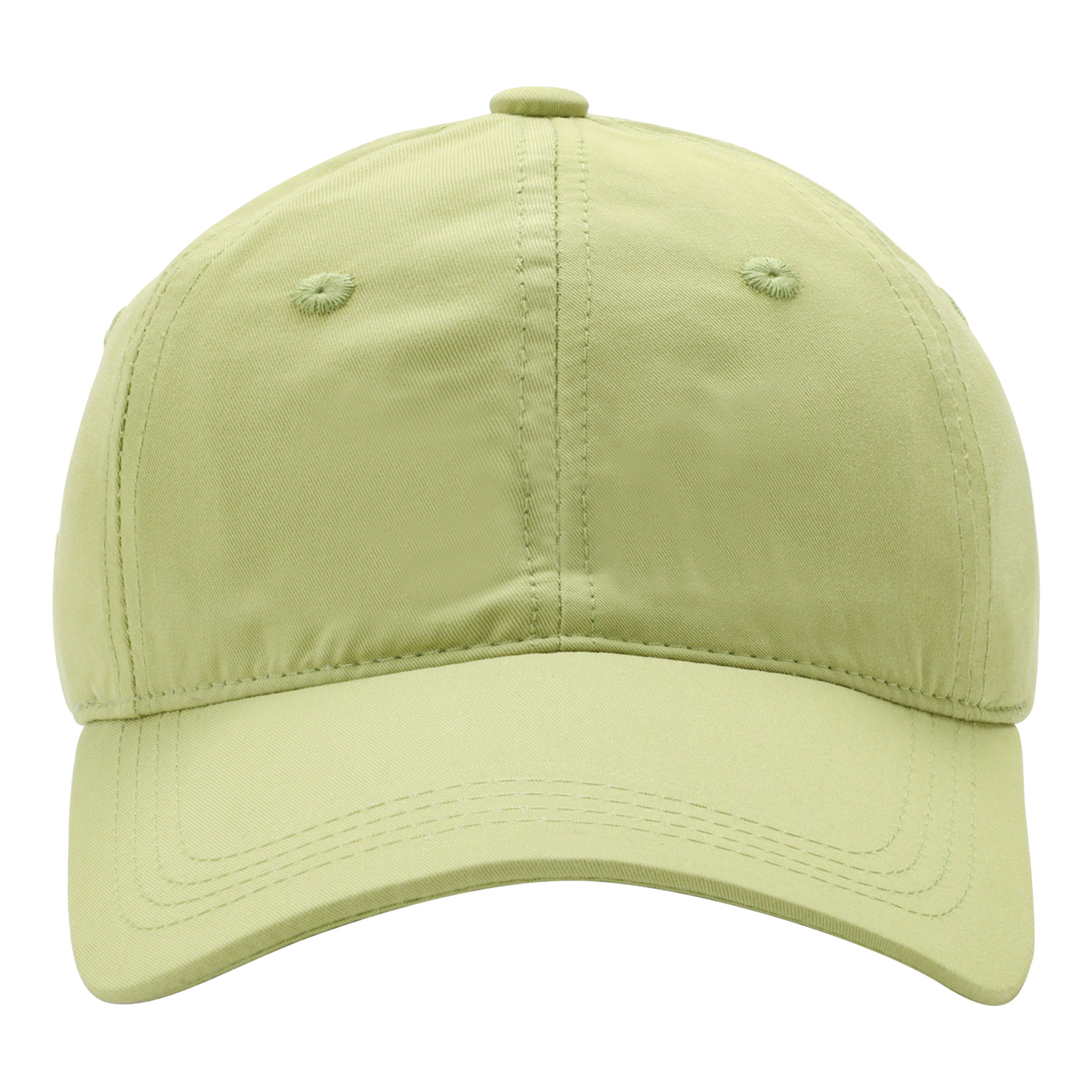 6-Panel Tencel Cotton Embroidered Curved Brim Baseball Cap 7