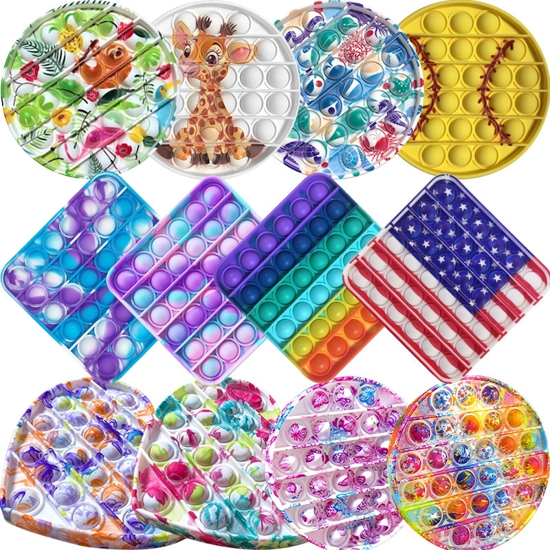 Various Patterns Push Pop Bubble Fidget Toy-Customize 2