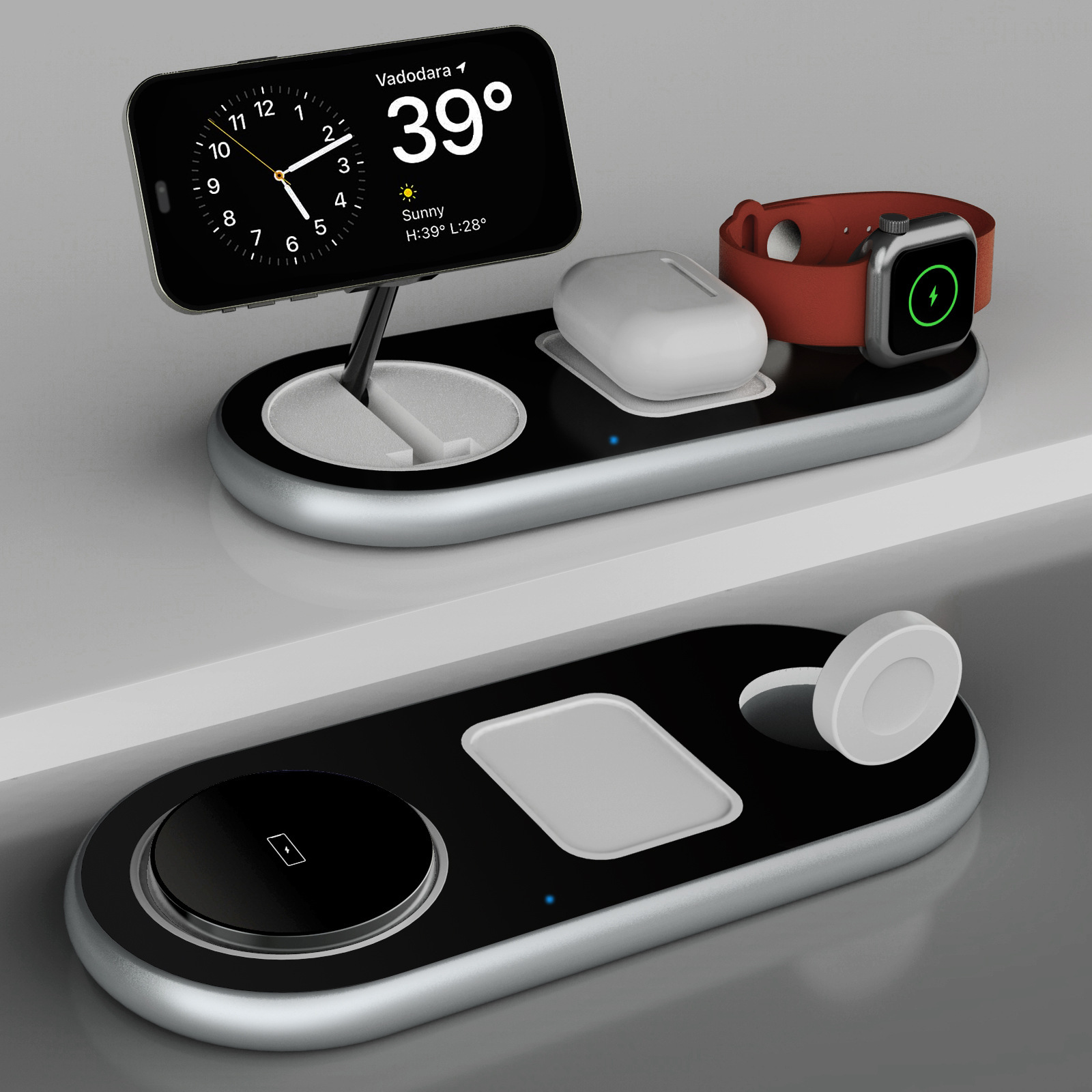 3-In-1 Strong Magnetic Snap Fast Wireless Charging Station 3