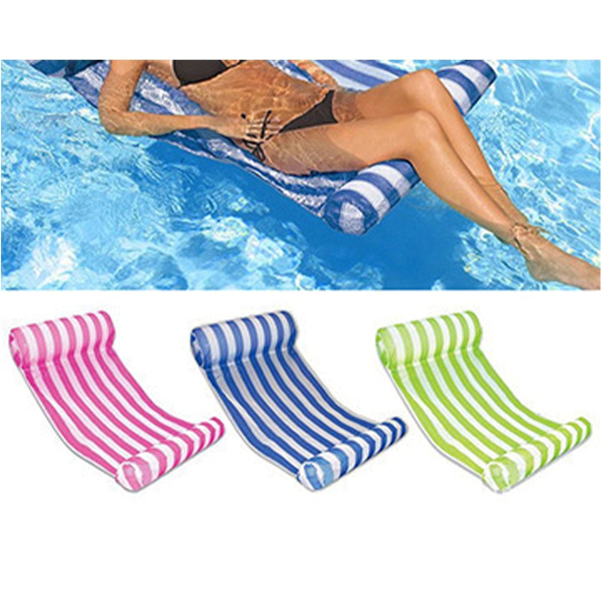 Inflatable Floating Bed Hammock 2