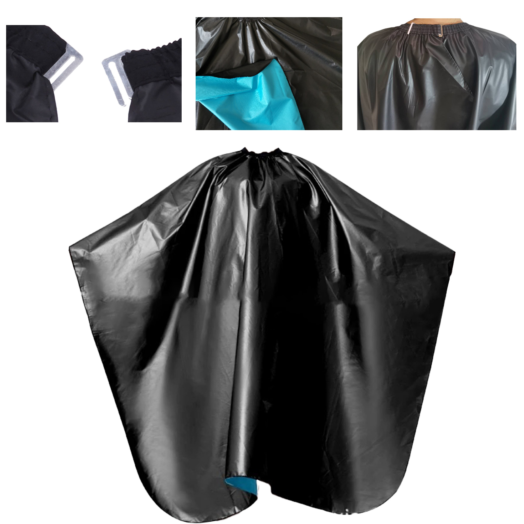 Dye Resistant Hair Care Shawl With Snap Closure 1