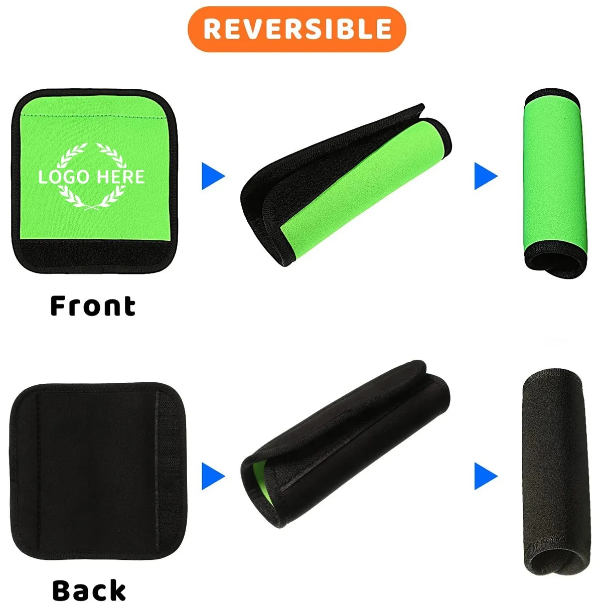 Neoprene Handle Protective Cover For Luggage or Stroller 4