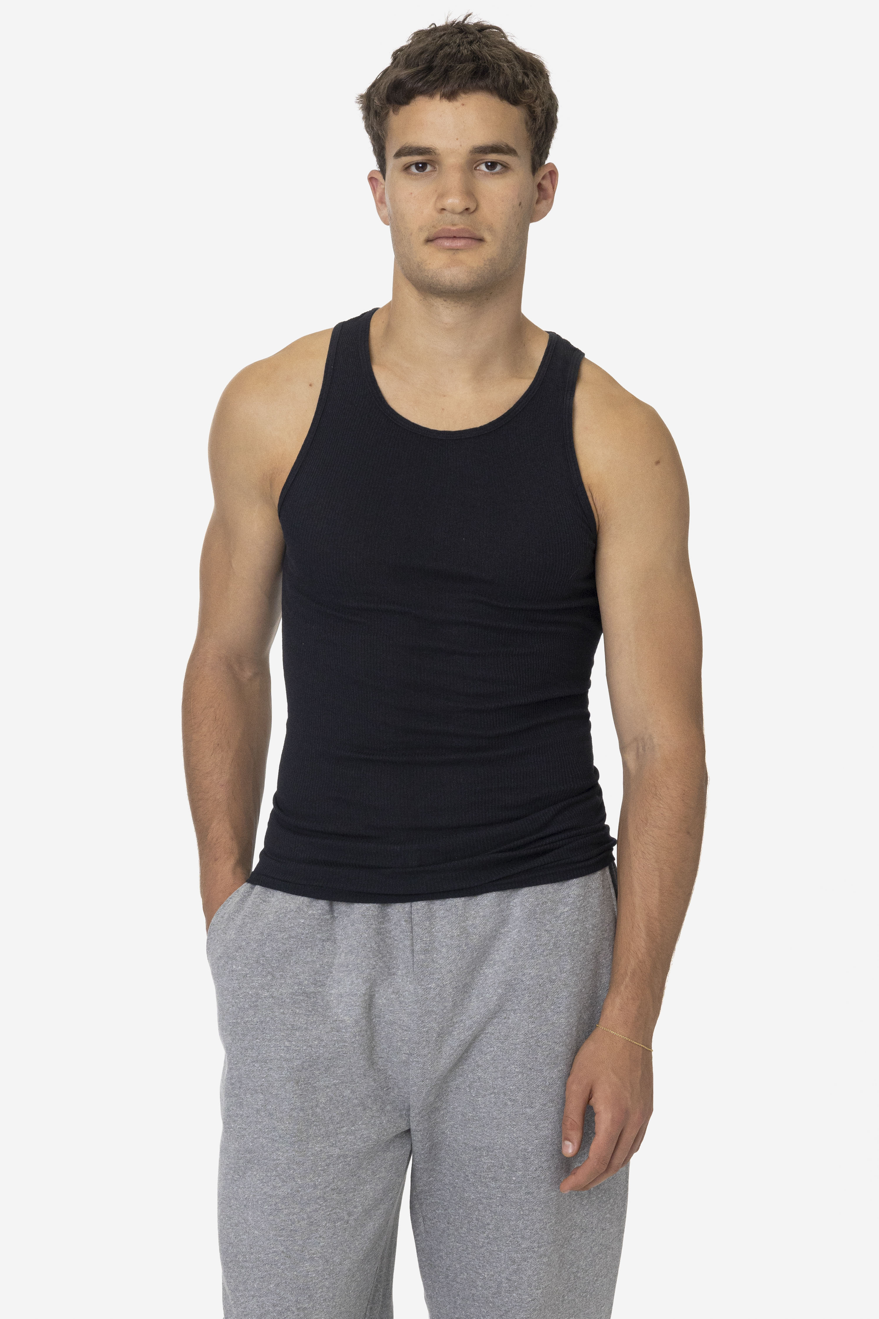 5.6 OZ GARMENT DYE 2X1 TUBULAR RIB TANK TOP 2