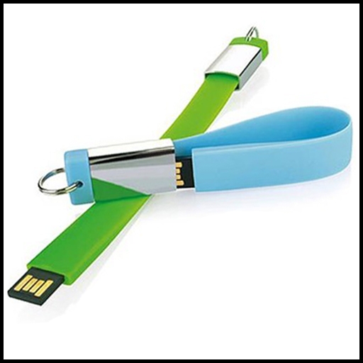 Aruba Silicone Wristband   Flash Drive / USB - 128MB