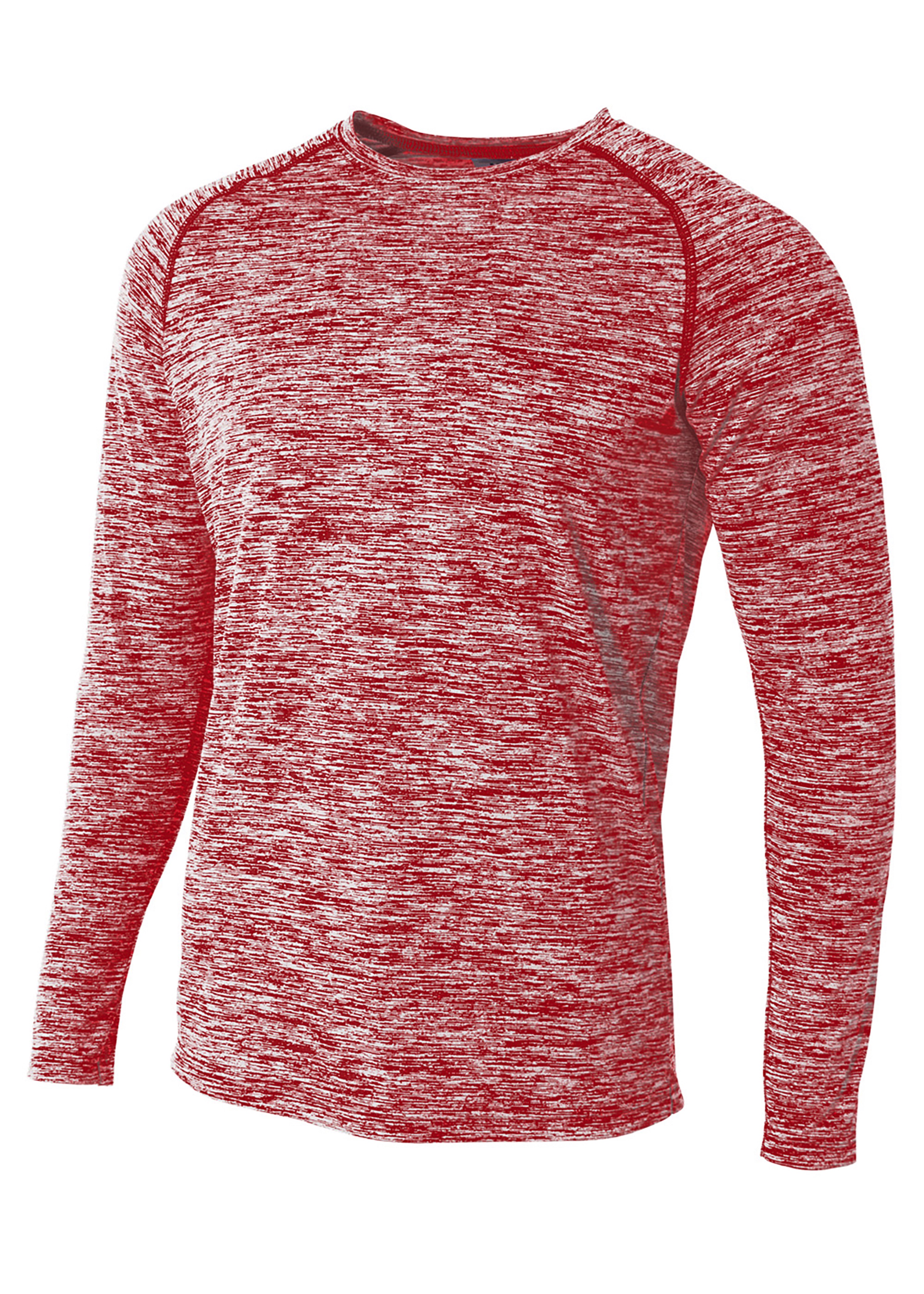 A4 Long Sleeve Raglan Space Dye 1