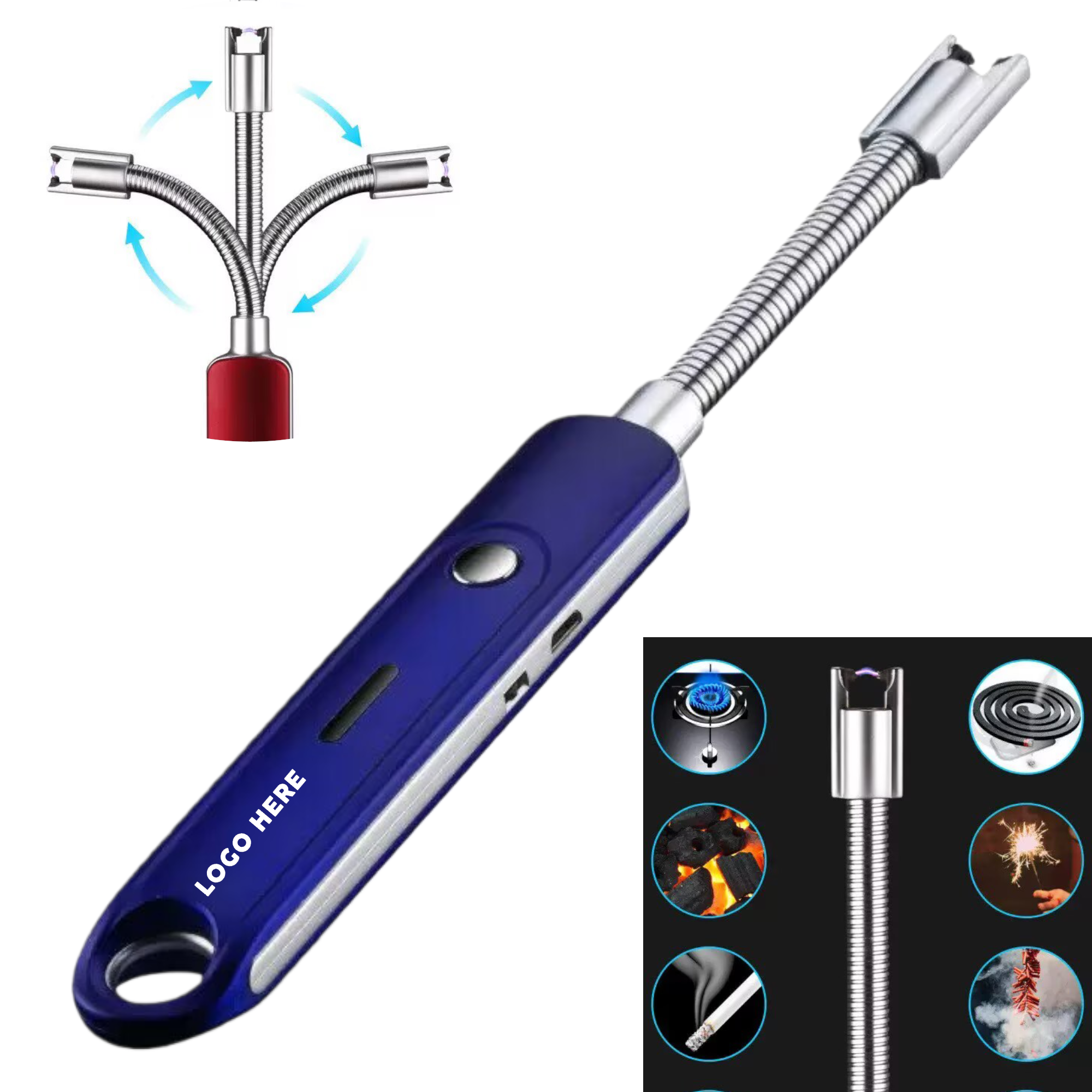 Rechargeable USB Arc Plasma Lighter 2