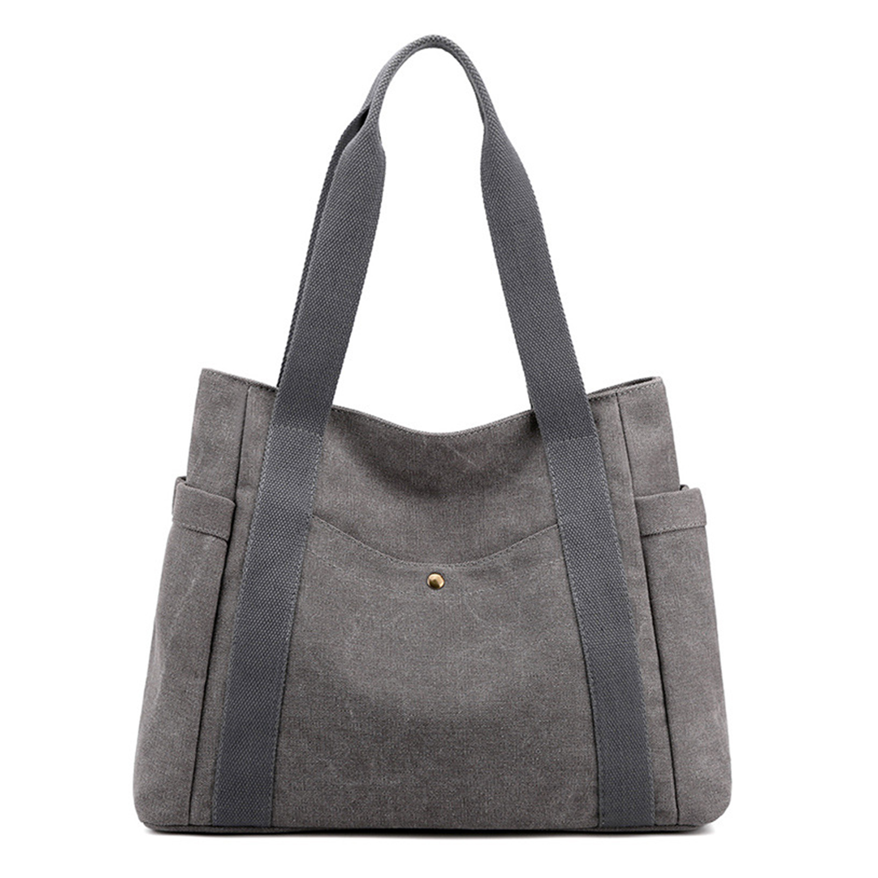 Canvas Multi-pocket Tote Bags, custom tote bag with logo imprint 8