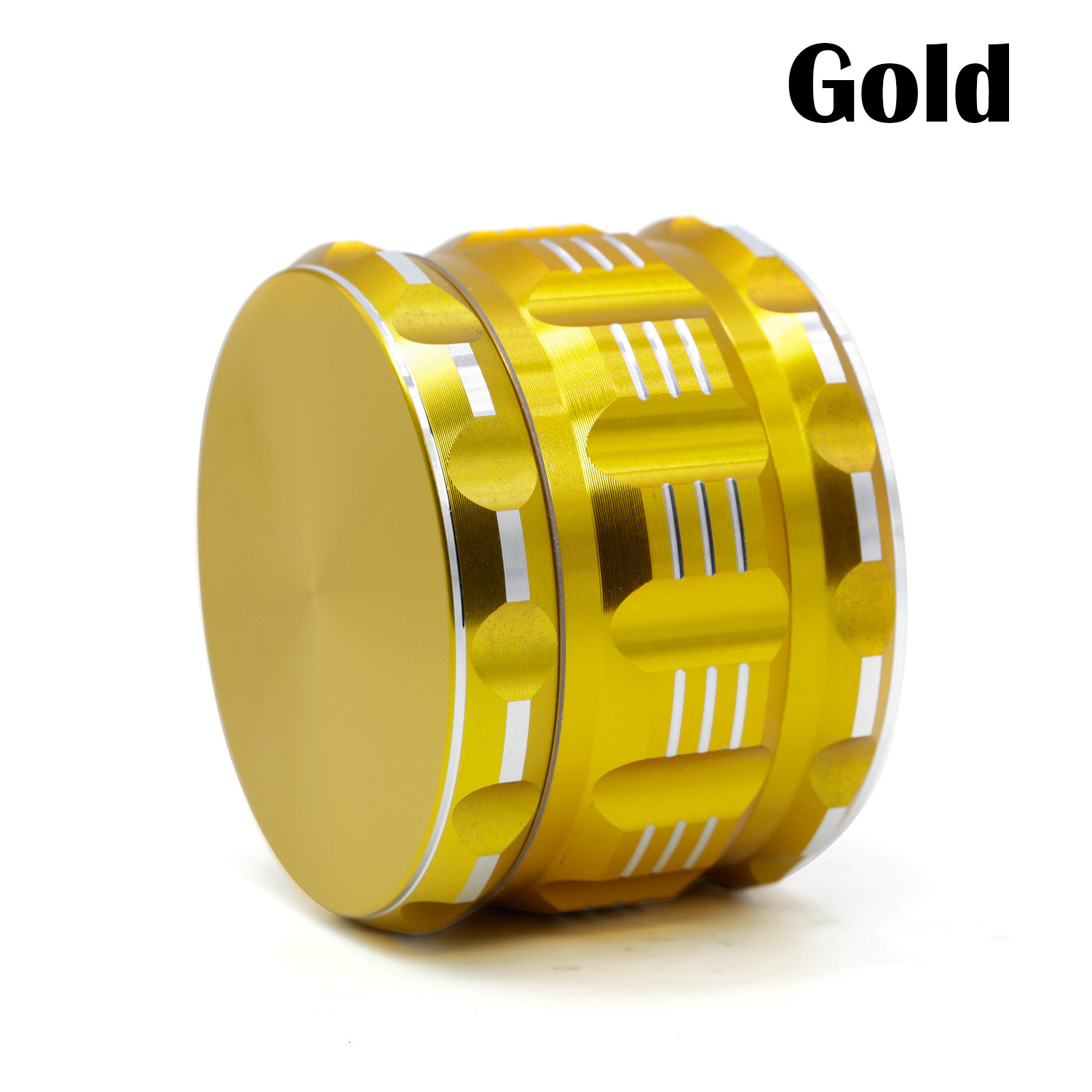 Premium Aluminum Alloy Herb Grinder – 2.45" 4-Piece Metal Design with Pollen Catcher 10