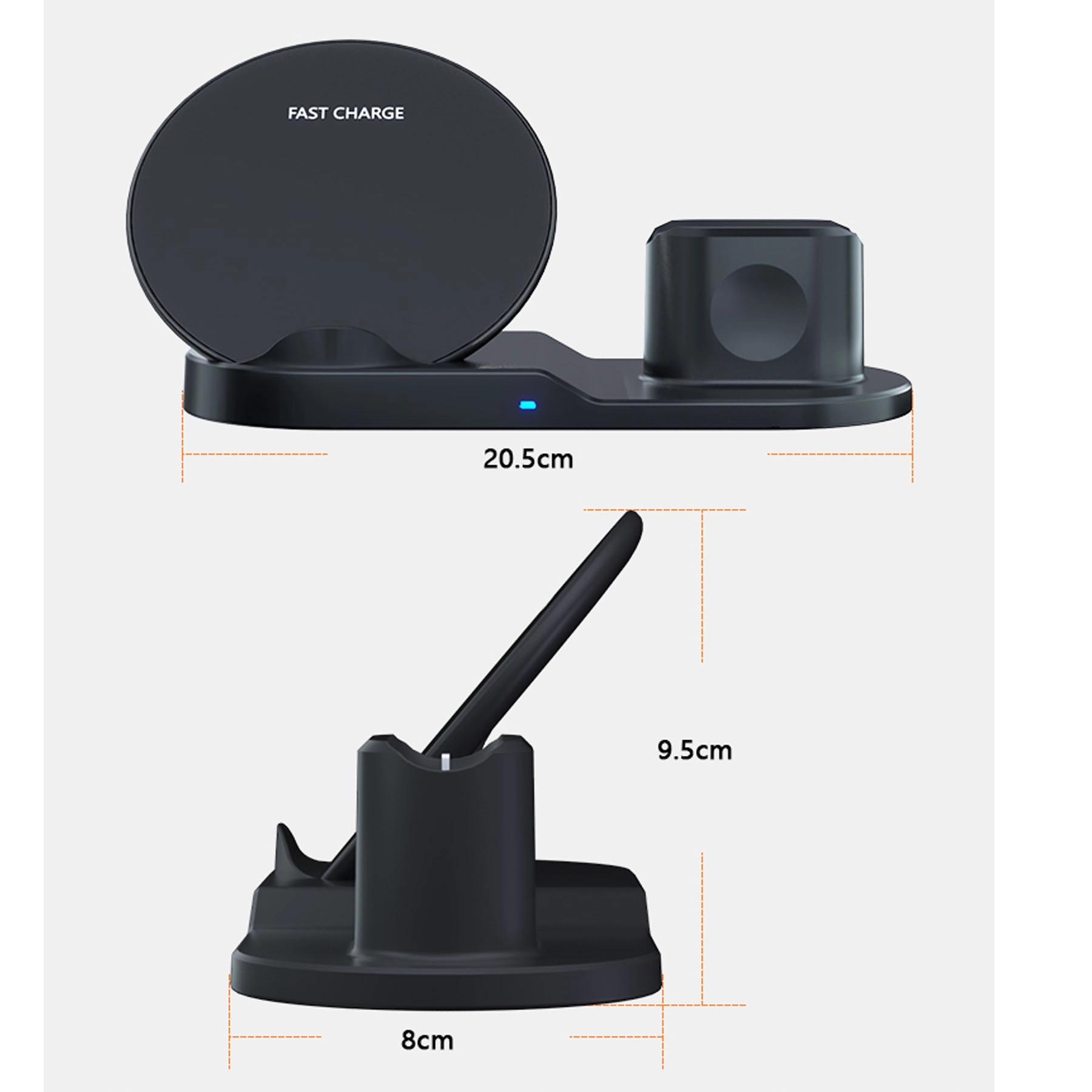 3 in 1 Qi Wireless Charger 2
